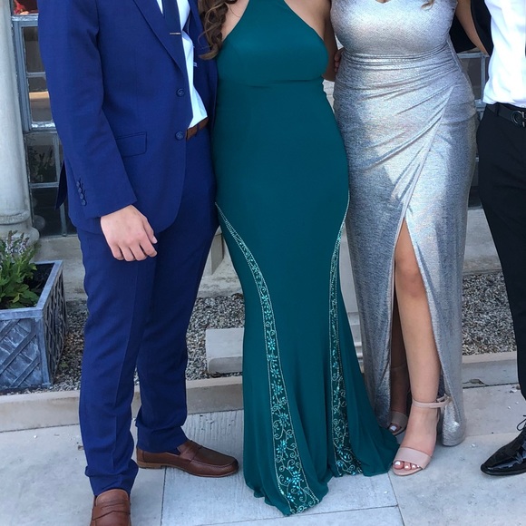 Emerald Green Prom Dress - Picture 3 of 3